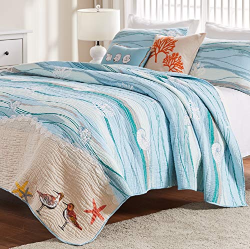 Greenland Home Maui Quilt Set, 2-Piece Twin/Twin XL, Multi