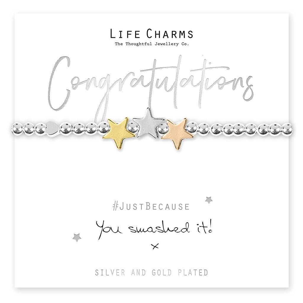 Life Charms Women Jewellery You Smashed It Bracelet Wristband Ladies Gift