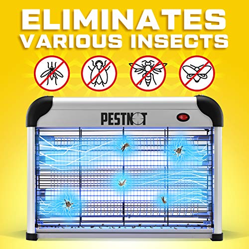 Pestnot 20W Electronic Indoor Bug Zapper 2022 Upgraded Insects Killer