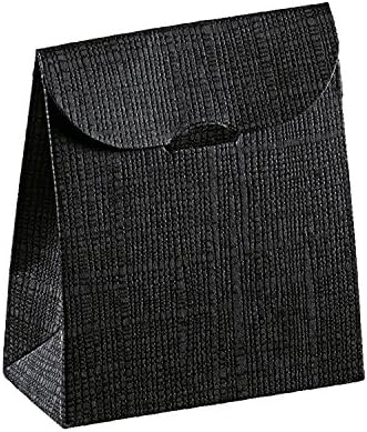 JGB Online Retail Decorative Gift Favor Boxes with Lid, Set of 12, Best Designer Quality for Birthday, Wedding, Holidays, by Giovanni Grazielli, Black Linen, (5. 3 x 3. 5 x 1. 8 in)