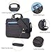 BRINCH Laptop Bag for Men Women Slim Business Briefcase Shoulder Messenger Bag Water Resistant Portable Computer Carrying Sleeve Case w/Strap and Hidden Handle Fits 15-15.6 Inch Laptop,Black-Blue