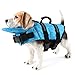 PETCEE Small Dog Life Jacket with Buoyancy and Rescue Handle Small Dog Life Vest for Swimming (Blue, S)