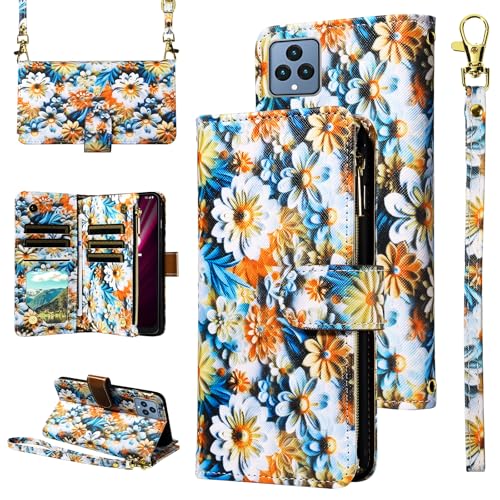Furill Wallet Case for T-Mobile Revvl 6/6X 5G with Flower Leather 6+Card Slots Zipper PurseCard Holder Phone Cover Tmobile Revvl6 X Revvl6X T Mobile Revvl6X5G Revel Tmo Revell Rebel TCL Girls Brown at Amazon