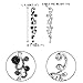 EVER FAITH Austrian Crystal Bridal Prom Wave Flower Vine Earrings for Women, Sister