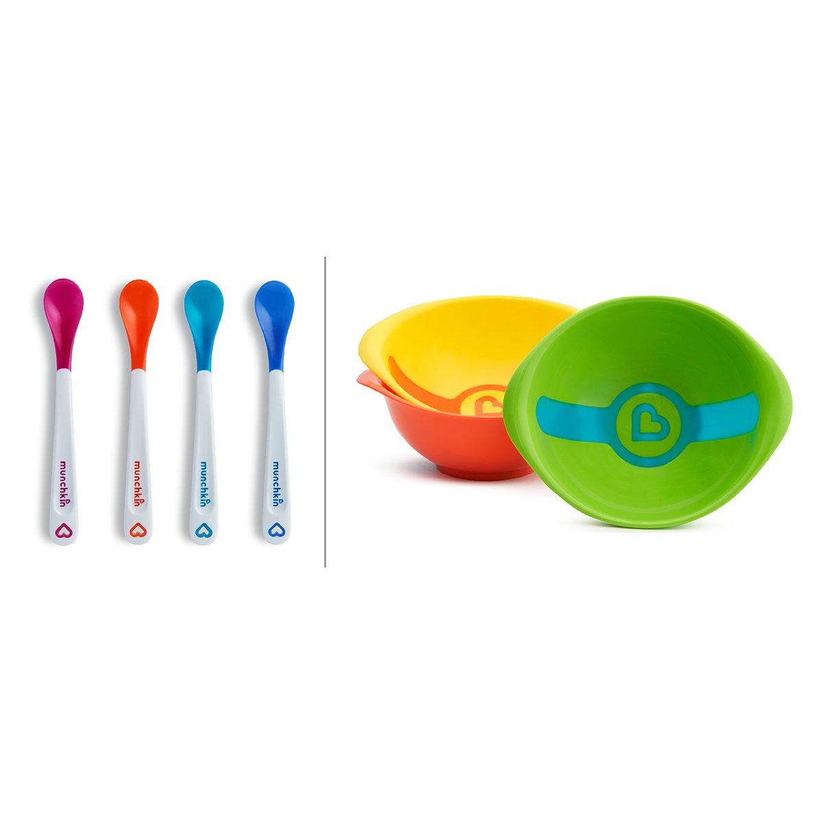 Munchkin White Hot Spoons and Bowls Bundle (7 Piece Set)