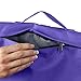 Hanging Toiletry Bag & Cosmetic Organizer - Large Size, See-Through & Lightweight (Medium Purple)