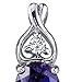 Peora Simulated Alexandrite Stud Earrings for Women 925 Sterling Silver, 3.50 Carats total Oval Shape 8x6mm, Friction Backs, Color Change Alexandrite Jewelry, June Birthstone