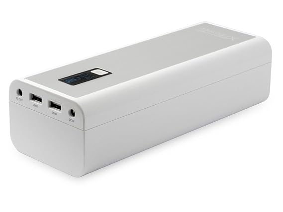 XTPower® MP-50000 Powerbank - mobiler externer hochleistungs USB und DC Akku mit 52800mAh - 2 USB bis 2.1/1A und DC 9V/12V/16