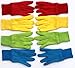 GNARPACK Children's Gardening Work Play Jersey Gloves for Boys and Girls. 4- Pack of Bright Colors Extremely Soft and Machine Washable. Approximate Age 5+