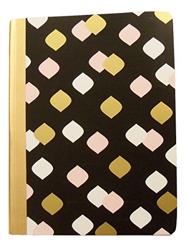 Studio C Carolina Pad College Ruled Foil Cover Composition Book ~ Put it in Neutral (Marquise Polka Dots; 7.5