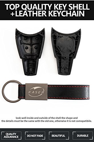 KASER Sleutel Shell Afstandsbediening voor SAAB 93 95 9.3 9.5 9-3 9-5 Autosleutel Remote Key Fob Case 4 Knoppen met… - Afbeelding 4