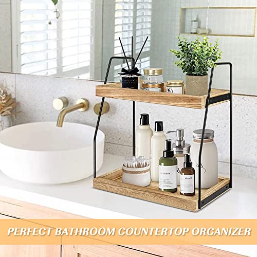 Cowboy Adventure Decorative Tray – Bathroom Vanity Organizer With Handles, 11.81x7.87 Inches