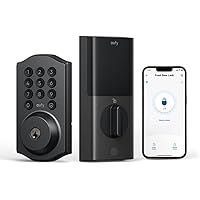 eufy Smart Lock C30, Keyless Entry Door Lock, Built-in WiFi Deadbolt, Smart Lock for Front Door, No Bridge Required, Easy Ins