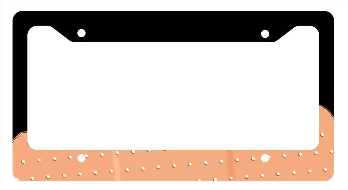 Band aid Funny Car License Plate Frame Drift Bandaid JDM Illest