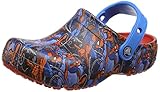crocs Boys' Crocsfunlab Spiderman Clog, Flame, 13 M US Little Kid