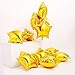 24pcs Star Shape Foil Mylar Balloons,18 Inch Gold Pentagram Balloon For Birthday Party & Wedding Decoration By ZOOYOO.