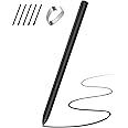 TiMOVO Magnetic EMR Stylus Compatible with Remarkable 2, Digital Pen with Eraser, 4096 Pressure Sensitivity, Palm Rejection, Tilt for Remarkable Marker Plus/Kindle Scribe, Black
