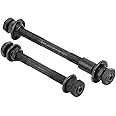 Axle, 1 Pair Steel Quick Release Front and Rear Axles Hollow Hub Shaft Replacement for Mountain