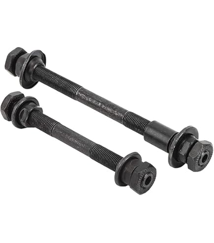 Dioche Axe de moyeu creux arrière de 10 mm pour VTT – Axe en acier à dégagement rapide pour VTT – Accessoire de vélo durable et résistant à la