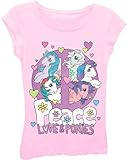 My Little Pony Peace Love And Ponies Cartoon Girls Youth T-Shirt Tee