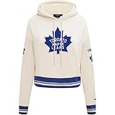 Pro Standard NHL Womens Retro Classics Brushed Back French Terry Cropped Pullover Hoodie