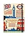Cavallini Papers & Co Guide Notebooks Vintage London, 5-Inch by 7-Inch, Assorted Page Designs