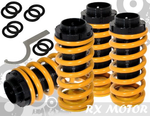 (Yellow) 90 91 92 93 94 95 96 97 98 99 00 01 Acura Integra Gs Ls Dc2 Lowering Coilover Spring Kits