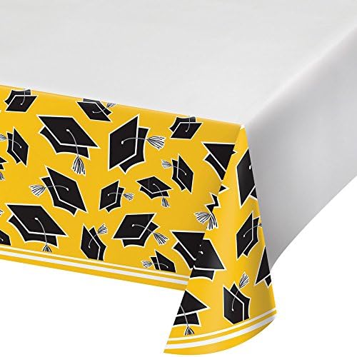 Creative Converting Party Supplies, 54" x 102", School Bus Yellow