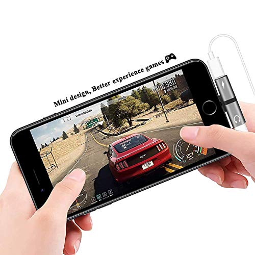 image for Hamdol Headphone Jack Adapter for iPhone 7/7Plus/8/8Plus/X/XS/XR/XS Ma