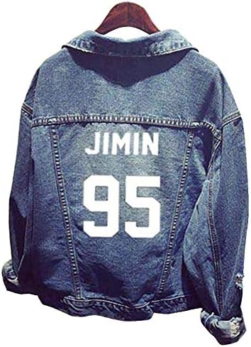 BTS Jacket Chaqueta Jeans Coat for Army BTS Kpop Hoodies Suga Jin Jimin Jung Kook J-Hope Rap-Monster V