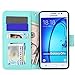 Galaxy On5 Case, Style4U Premium PU Leather Stand Wallet Case with ID Credit Card/Cash Slots for Samsung Galaxy On5 G550 with 1 Stylus [Mint Green]