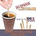 Coffee Stirrer Sticks, 1000pc, 5.5 Inches, 100% White Birch Wood Great for Mixing Coffee and other Drinks and Beverages, by Fedmax.