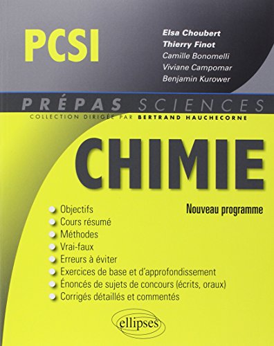 Chimie, PCSI