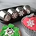 4 PCS Christmas Pastry Icing Piping Nozzles,Special Stainless Steel Russian Piping Tips Set,Cake Decorating Tools(1 Christmas Tree,2 Snowflake,1 Leaf)