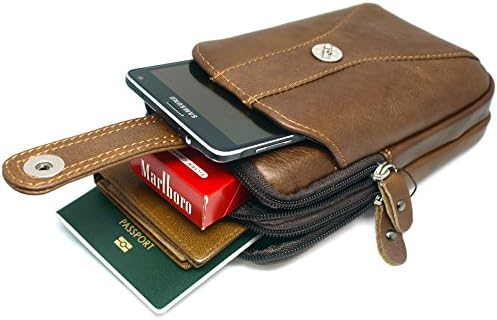 Small Bag Waist Pack Tactical Cellphone Phone Pouch Bum Leather Travel Bags Cases Holsters