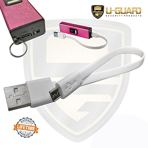 Mini Keychain Taser Slider Stun Gun Pepper Spray Self Defense Kit