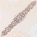 XINFANGXIU Rose Gold Bridal Wedding Dress Sash Belt Applique