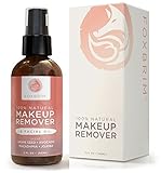 100% Natural Makeup Remover & Facial Oil - Effortlessly Remove Makeup - Nourish & Moisturize Skin - Powerful Vegan Formula With Grape Seed, Avocado, Macadamia, & Organic Jojoba Oils - Foxbrim 2OZ