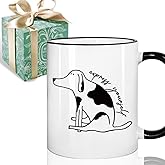Puouoonyi Express Yourself Dog Coffee Mug for Dog Lover, Funny Veterinary Medicine Appreciation Gift for Women Men, Practitioner Animal Doctor Pet Dog Owner Graduation Coffee Mug 11 oz