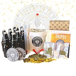 Simpelbrouwen Bierbrouwpakket Cadeaubox – Tripel bier – Zelf bier brouwen – Bier brouwen startpakket – Kerstcadeau…
