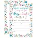 Your Main Event Prints Gender Reveal Invitation, Gender Reveal Party Invite, Neutral Baby Shower Invitation, Boy or Girl, He or She, 20 Fill in Invitations and Envelopes