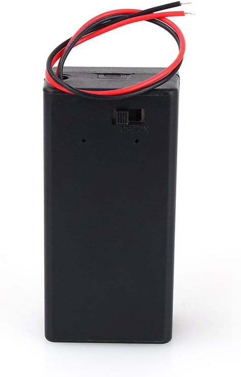 Hilitand 9V PP3 Battery Holder Case Plastic Battery Storage Box with ON/OFF Switch with Wire Lead, default - Image 5