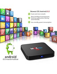 tictid [1 GB + 8GB] X8T 7.1 Android TV Box Quad Core ARM Cortex A53 802.11b g n 2.4 G Wifi Decodificación De 4 K2 K H.265 Smart TV Box 10 109.4 yard puerto LAN reproductor de medios