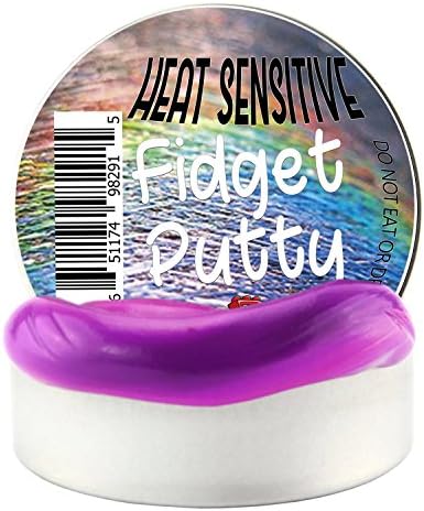 Color Changing Heat Sensitive Fidget Putty (3-Ounce Large Tin); Silly & Fun Therapeutic Play Putty in Tin