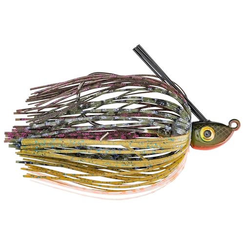 Strike King Tour Grade Swim Jig Fishing Lure, Streamlined Balanced Head, Perfec…