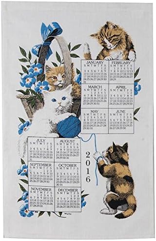 2016 Curious Kittens Kitchen Towel Calendar