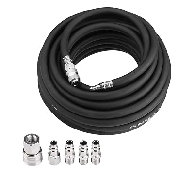 Tubo PVC Flessibile AUPROTEC AUPROTEC Set Di Tubi Per Aria Compressa, 8 Mm, Diametro Interno, 15 M Tubo Alta Pressione 15 Bar - 5