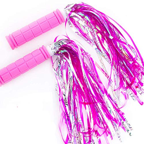MeiMeiDa Kids Bicycle Bike Handlebar Grips Streamers for Girls Boys