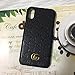 iPhoneX --US Fast Deliver Guarantee FBA-- Luxury PU Leather Style Case Cover for Apple iPhone X Only (Black MnonB, iPhoneX)
