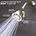 Speakman S-2251-PB Signature Icon Anystream High Pressure Adjustable Solid Brass Shower Head, Polished Brass